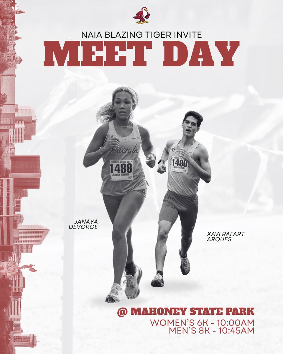 𝑹𝒂𝒄𝒆 𝑫𝒂𝒚🏃🏃‍♀️
📍Mahoney State Park - Ashland, NE
⌚️ 10:00am - Women’s 6k
⌚️ 10:45am - Men’s 8k
📊 results.blacksquirreltiming.com/meets/57790
#talonsup #friendsfalcons #friendsu #honorGod