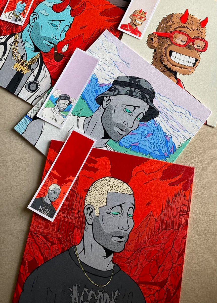 swasti_art's tweet image. Some arts aren’t just iconic, they speak straight to your soul. Make you believe in them to the extent it changes the way you see life and everything else. 

And that was @DeGodsNFT art for me 3 years ago and I couldn’t be more grateful ❤️

FIWB. 
GM ☕️