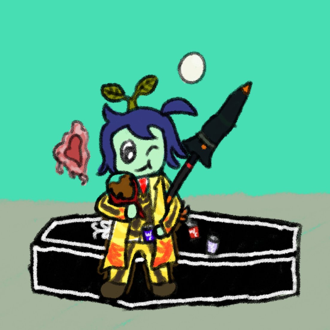 #LC版深夜のお絵描き60分一本勝負_自職員の部
(+25 mins)