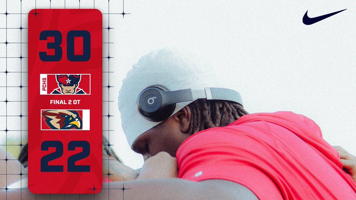 Congrats to <a href="/PCHS_PatsFB/">Paulding County Football</a> for their hard-fought victory vs Pebblebrook, securing a well-deserved spot in the <a href="/OfficialGHSA/">GHSA</a> state playoffs! We are headed to the playoffs!