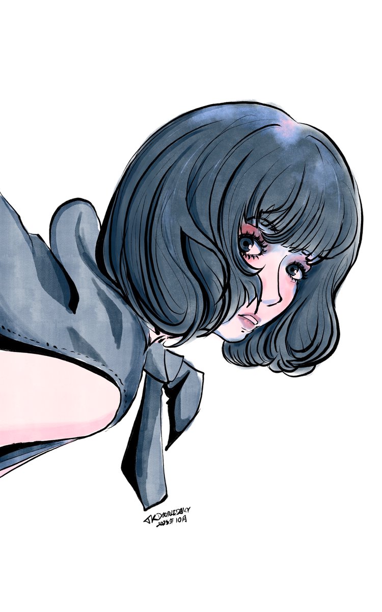 tkdoodledaily's tweet image. Study Day 13 
Ref: 📸 Photo by @camerater 🎞️ Model: @my_1000ml
#イラスト #100日チャレンジ #100DayChallenge #Procreate