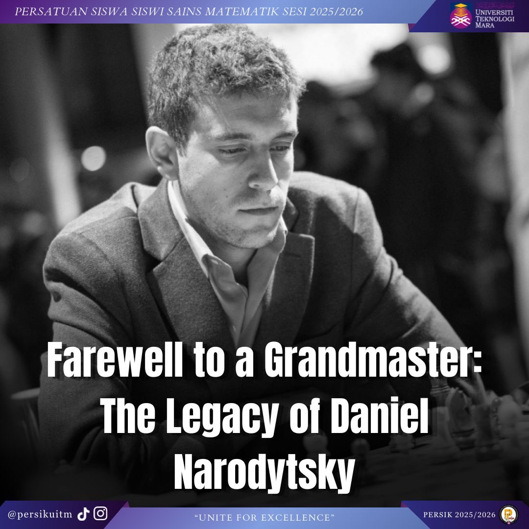 PERSIKUiTM's tweet image. ♟️ RIP Daniel Narodytsky 🇺🇸
The chess world mourns the loss of GM Daniel Narodytsky — a brilliant player, inspiring commentator, and cherished streamer whose legacy will live on in every move played. 🕊️

#RIPNaroditsky #ChessLegend #UniteForExcellence #PERSIKSports