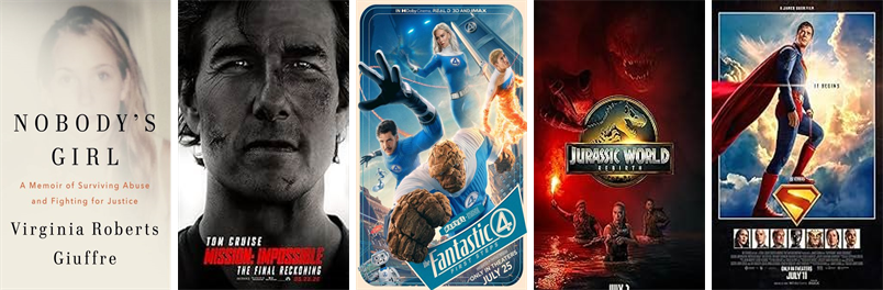 This week the Topsfield Town Library has 225 new books and five new movies.  New items include Nobody's Girl, Mission, The Fantastic Four, Jurassic World, Superman, The Proving Ground, Finding My Way, and Separation of Church and Hate. wowbrary.org/nu.aspx?p=9229…