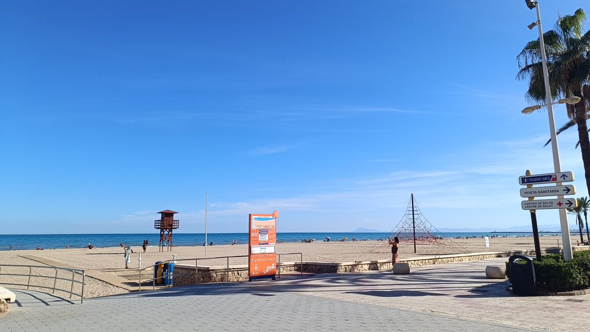 25 de octubre con sol de  #Cullera