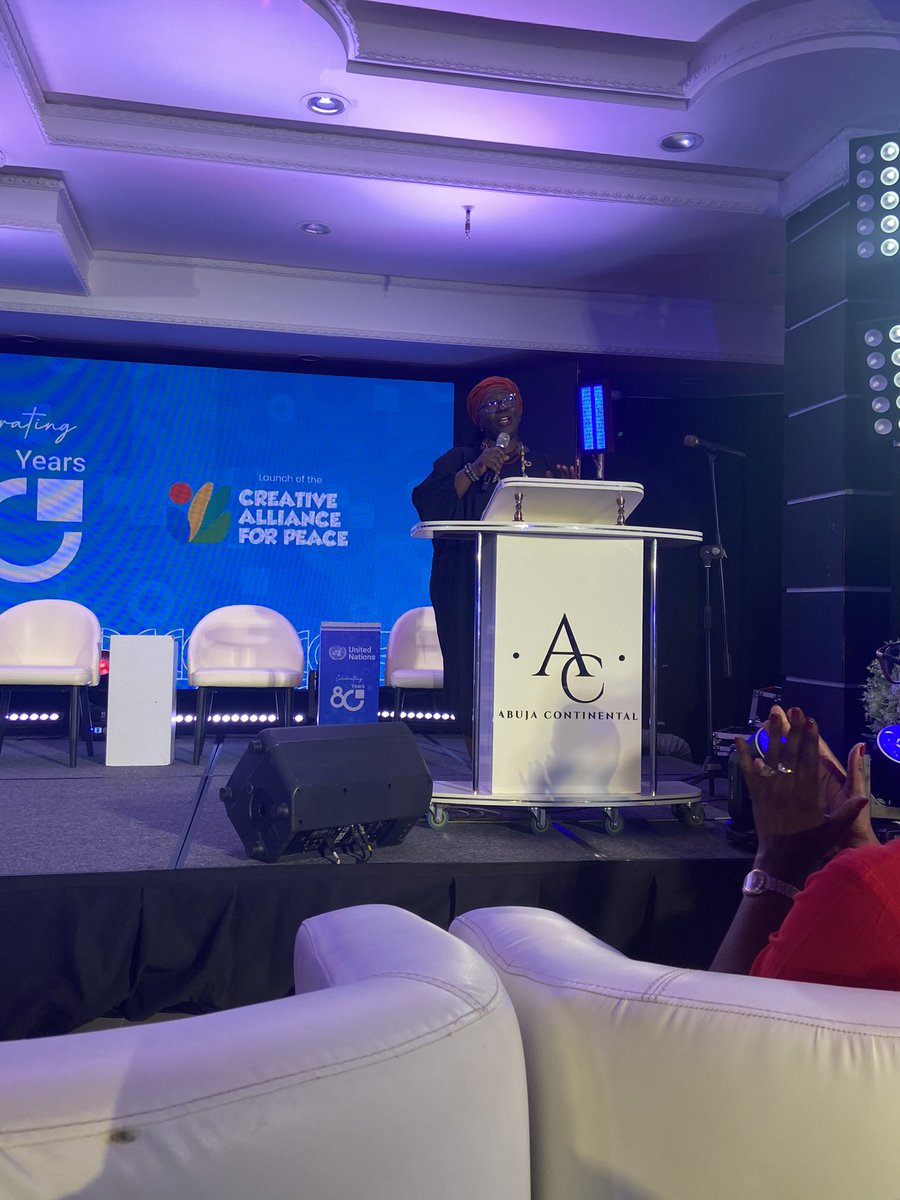 codedbdchange's tweet image. Excited to be participating in the ongoing @UNDay Celebration & Official Launch of Creative Alliance for Peace. themed “Building Our Future Together,” organized by @UN_Nigeria. 🌍🇺🇳💙
#DigitalActivist