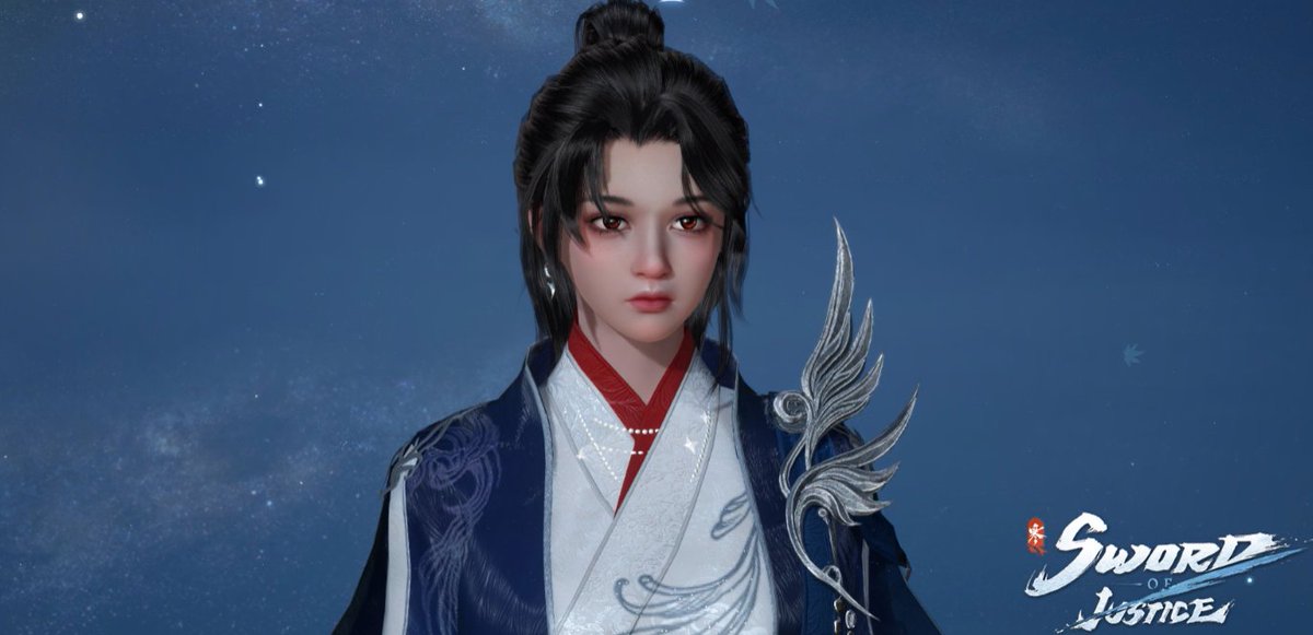 JingYuan'sLittleBirdie ᶻ 𝘇 𐰁 (@isamu_saeki) on Twitter photo #SwordofJustice 
just made my character in the cloud creation event #SwordofJustice 
just made my character in the cloud creation event