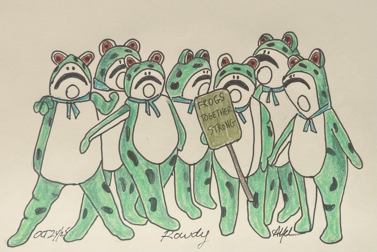 #Inktober2025
October 24: Rowdy