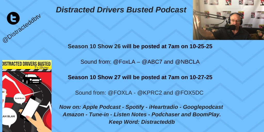 hdrescher3's tweet image. Now posted Show 26, Season 10. Big THANKS to #foxla #abc7eyewitness and #NBCLA for the sound in this episode. Thanks to the people who follow.