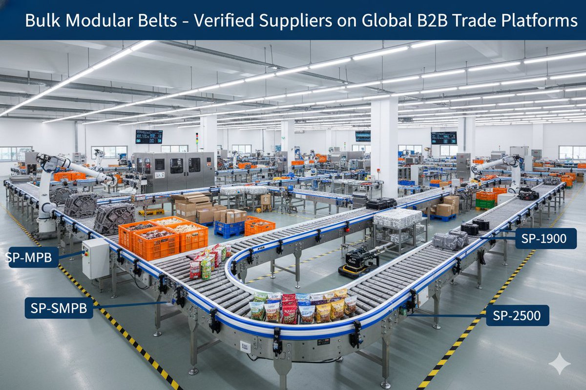Indhuraghavan35's tweet image. Source high-performance modular belts in bulk!

✅ Verified suppliers
✅ Bulk deals &amp;amp; competitive pricing
✅ Tailored solutions for manufacturing &amp;amp; packaging

Read more: shorturl.at/DIXAg 

#ModularBelts #GlobalB2BTradeplatform #IndustrialSupplies #Pepagora #Bulkdeals
