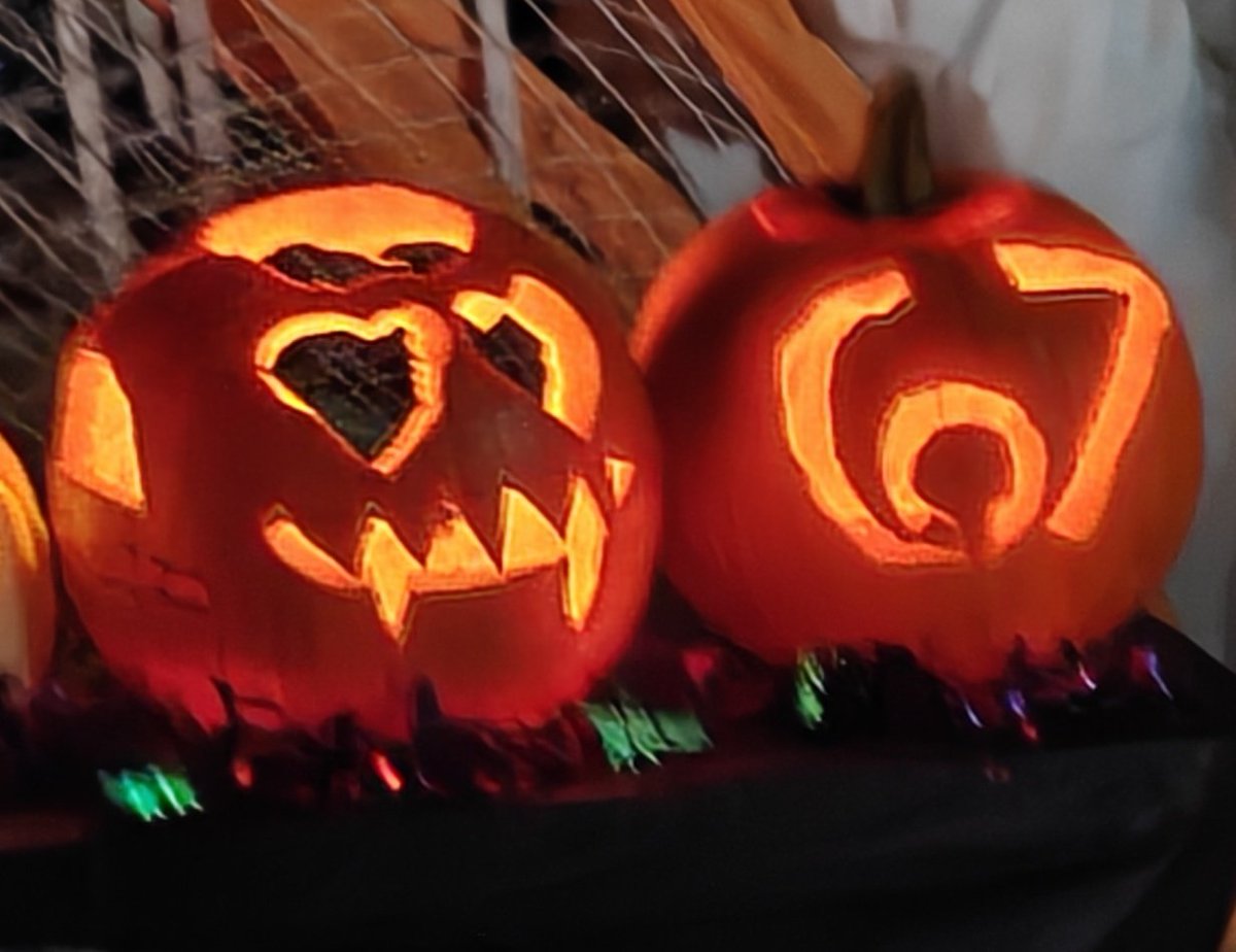 The most terrifying Halloween jack-o'-lantern ever.