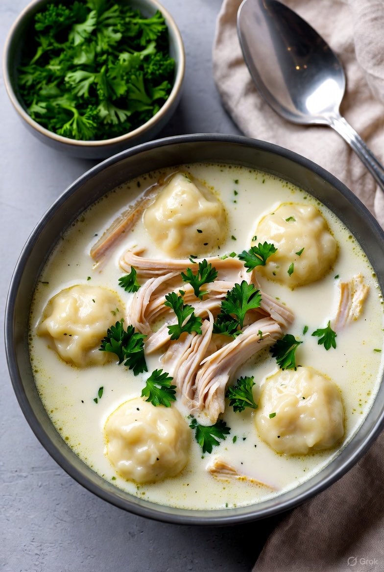 judy08281241's tweet photo. 🍂 **Chicken &amp; Dumpling Weather!**  
**Homemade or canned?** End it 👇  
#FallEats https://t.co/S9zNU4lcs7