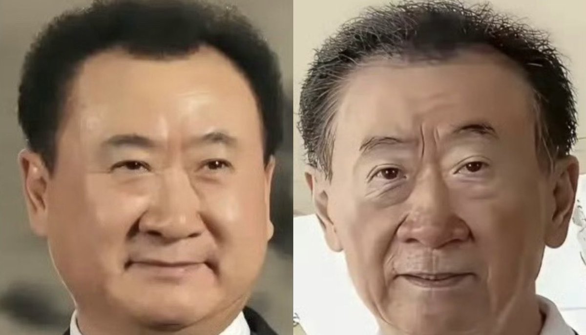 王健林，流动性枯寂！通过首富王健林的容貌，预测中国经济的演变？左边，2017年王健林；右边，2025年王健林。曾经他1个亿只是一个小目标，现在1个亿成了跨不过去的大山！王健林因1.86亿元债务未履行，被法院限制高消费。2025年万达累计被执行金额超140亿元，核心子公司万达商管有息负债达1375亿元，但