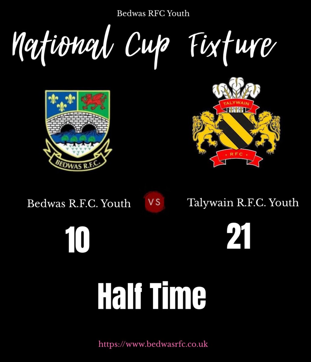 A big second half needed from the Bedwas Boys.