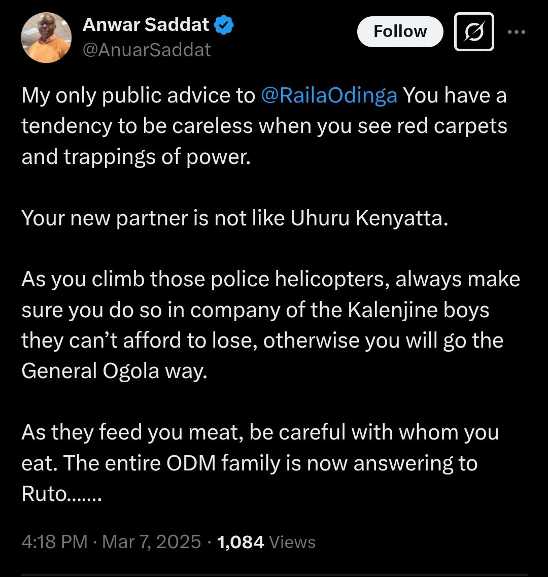 DukeOfSavannah's tweet image. I wish Raila paid attention