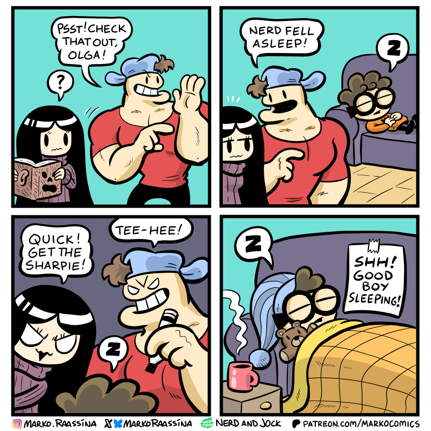 MarkoRaassina's tweet photo. Nerd and Jock 306 https://t.co/1qUO8FnO3F