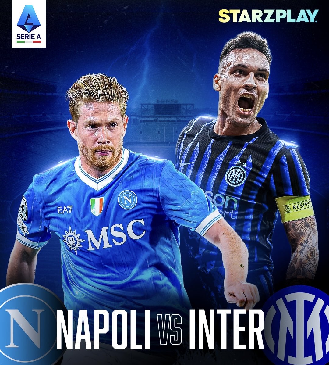 صراع الصدارة في الجولة الثامنة تابعوها عبر <a href="/AlrabiaSportsTV/">قناة الرابعة الرياضية</a> #نابولي_إنتر