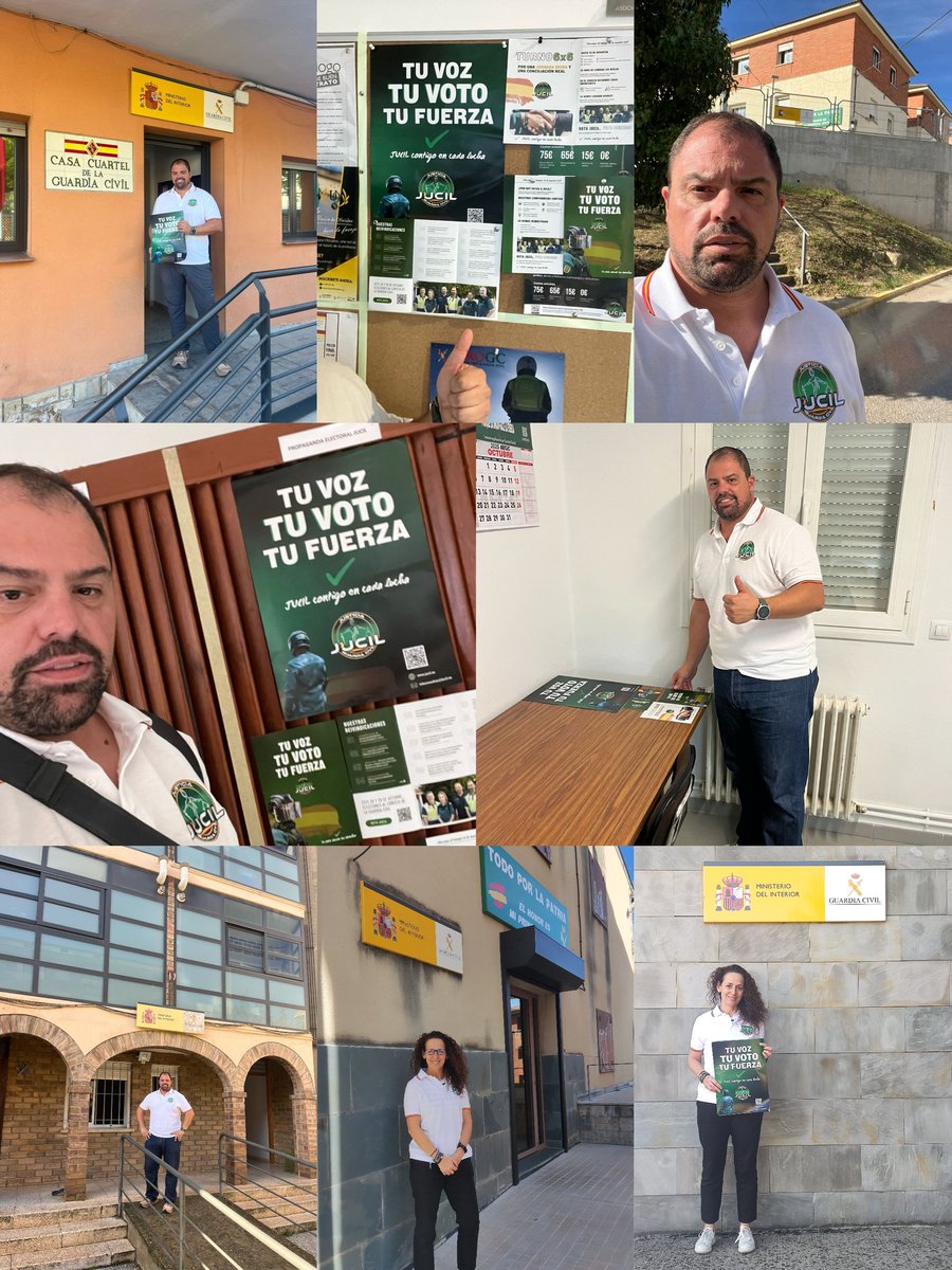 Ejemplos de los cuarteles de Lleida visitados por Jucil.
Porque velamos por ti
Porque te escuchamos
Porque estamos contigo en cada lucha...
En estas elecciones, #VotaJucil
No te dejes llevar por bolígrafos, libretas o mochilas, en caso de necesitar un abogado, no te harán falta.