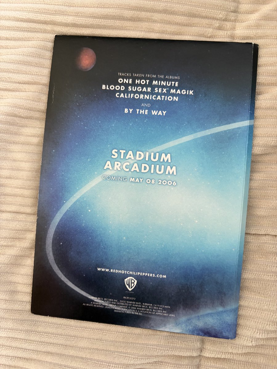 RHCP Physical Media UK tweet media