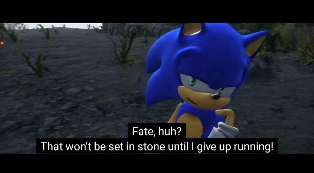 StarStormReload's tweet image. I like the English scene mostly for the comedy but I like the JP version of it for the characterization.

I like the comedic touch at the start. Sonic has some cute sass to give back to this troublemaker.

Overall I just really like Chaos Island. It's the coolest place to be.