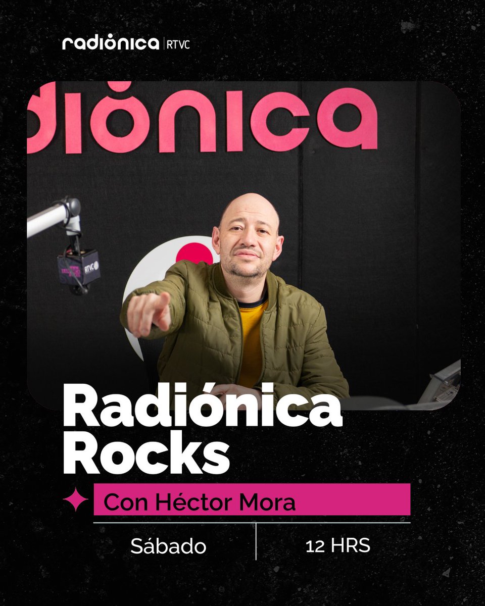¡Comienza #RadiónicaRocks junto a <a href="/morarocknroll/">Héctor Mora</a>! Un espacio que recorre la información y las noticias más relevantes en el mundo del rock que recolectamos durante la semana. 🤘🔥

Sintonízanos por todos los sábados por nuestras frecuencias o en radionica.rocks 🔗