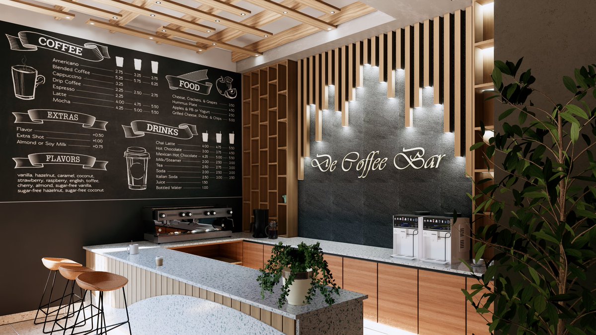 imcs_limited's tweet image. Designed by Immaculate Construction 
Focus on the Design/Aesthetics
​Where modern design meets your morning routine. We&apos;re in love with this space. 😍 What&apos;s your favorite design detail? 

#CafeDesign #WoodWallArt #ModernInteriors #CoffeeAesthetics