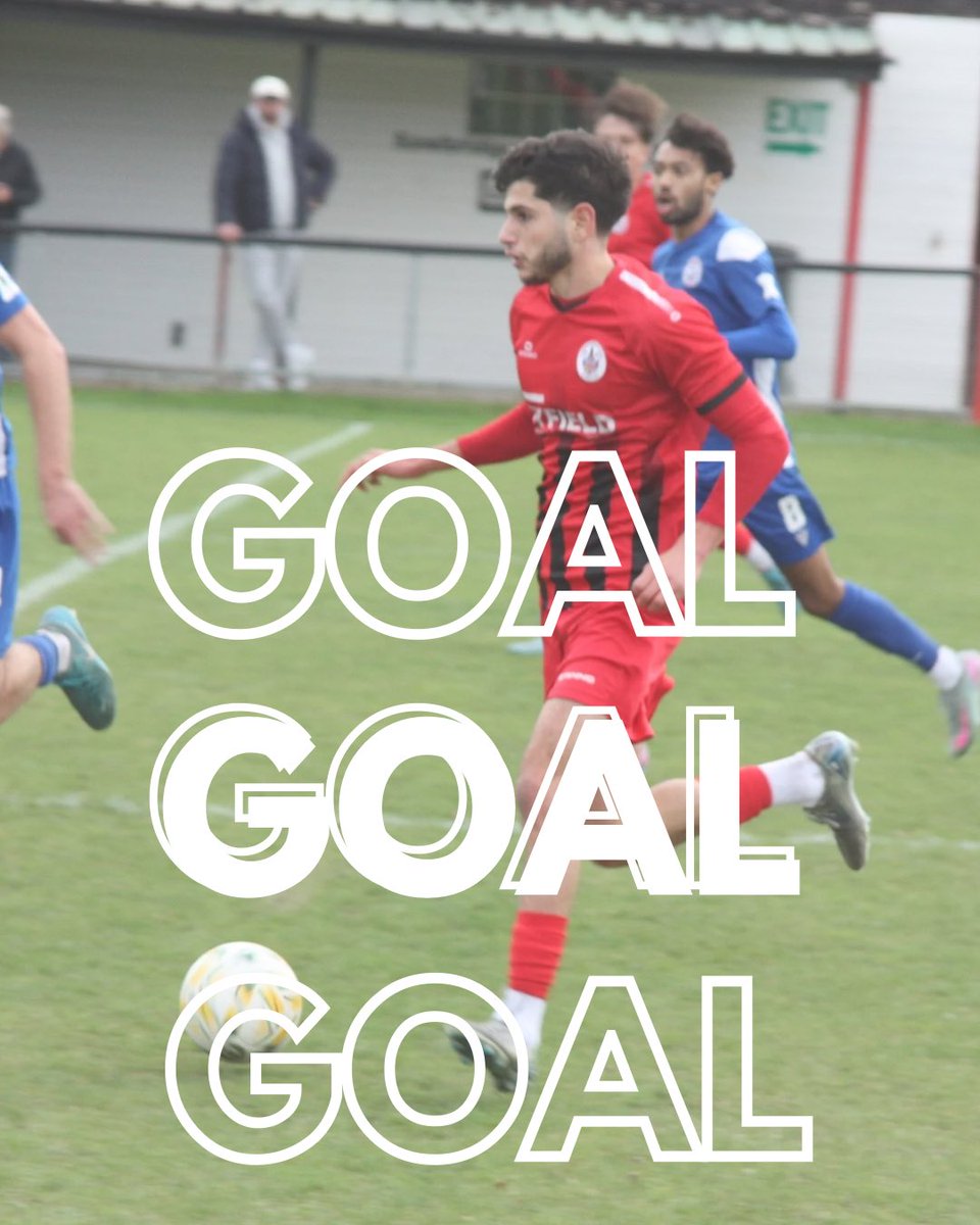 Goal: Harpenden 1-2 Sawbridgeworth 20’ 

We take the lead 20 minutes into the game thanks to Yildiz

Up the Sawbo 🔴⚫️