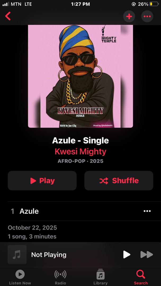 kwesimighty_'s tweet photo. AZULE everywhere,let's stream it fam!!!🎶👌🔥🔥☄️☄️
https://t.co/IRjSoT3HXl
#azule #asafopowers🇳🇬🇳🇬🇬🇭🇬🇭 #kwesimighty https://t.co/lgmH0MERKB