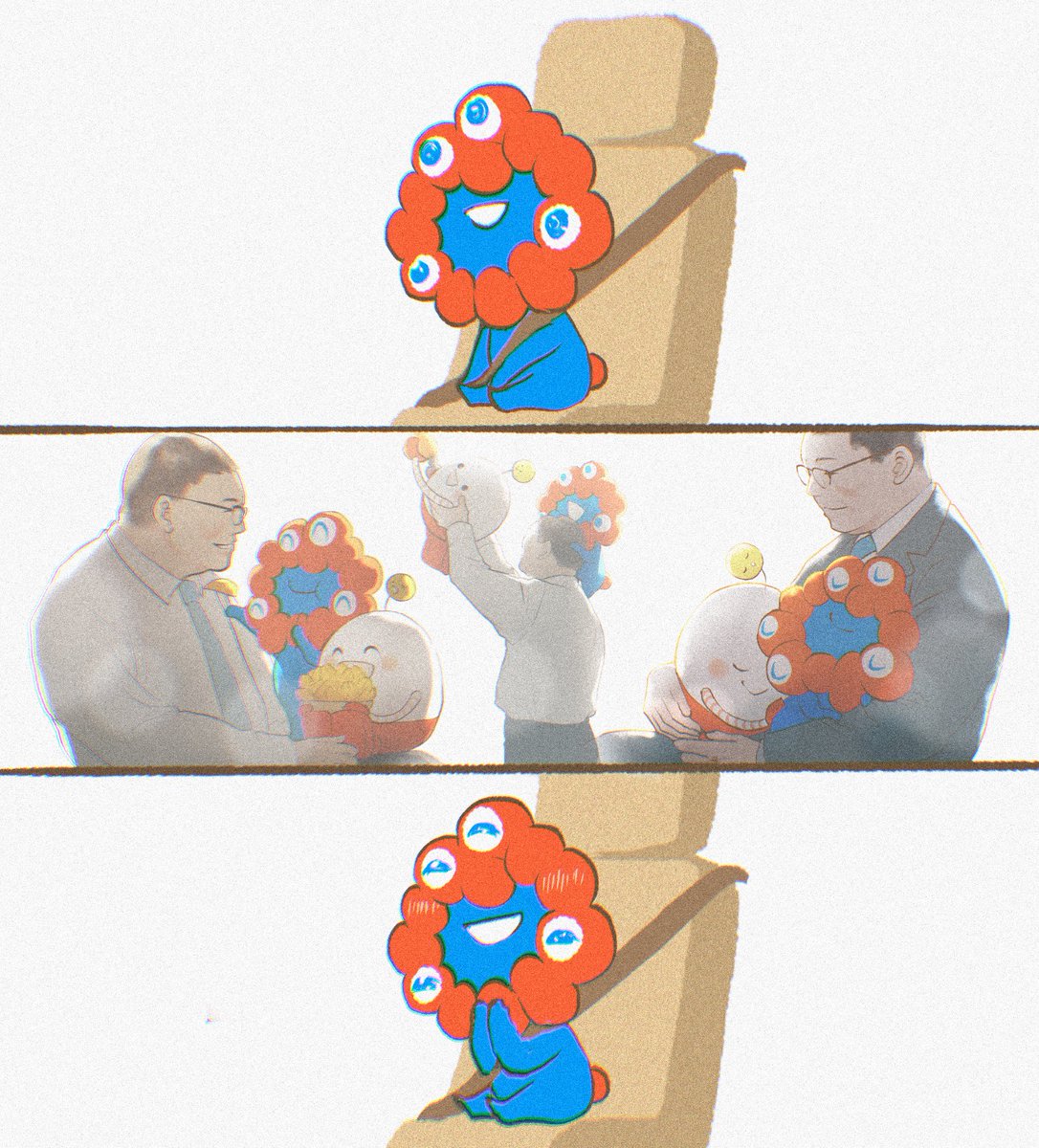 まゆるページ バイカラーチェックストール（2002542411） | Dessin