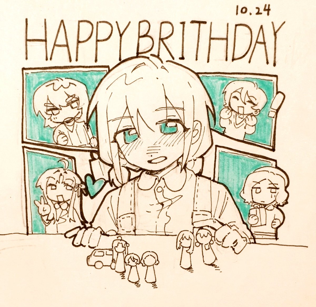 #ガルクラ
虽迟但到