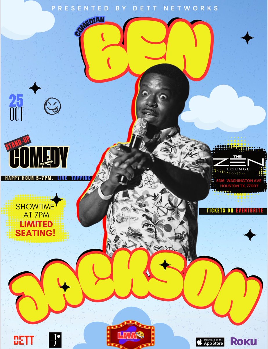 BenADamnFool's tweet image. I know it’s the cash money versus no limit tonight, but I’m also recording comedy a comedy series for DETT NETWORK so I ask you #houston do you want to view history or be apart of it? Link below if you want to make the right decision! #DETTNETWORK #comedy

eventbrite.com/e/lmao-stand-u…