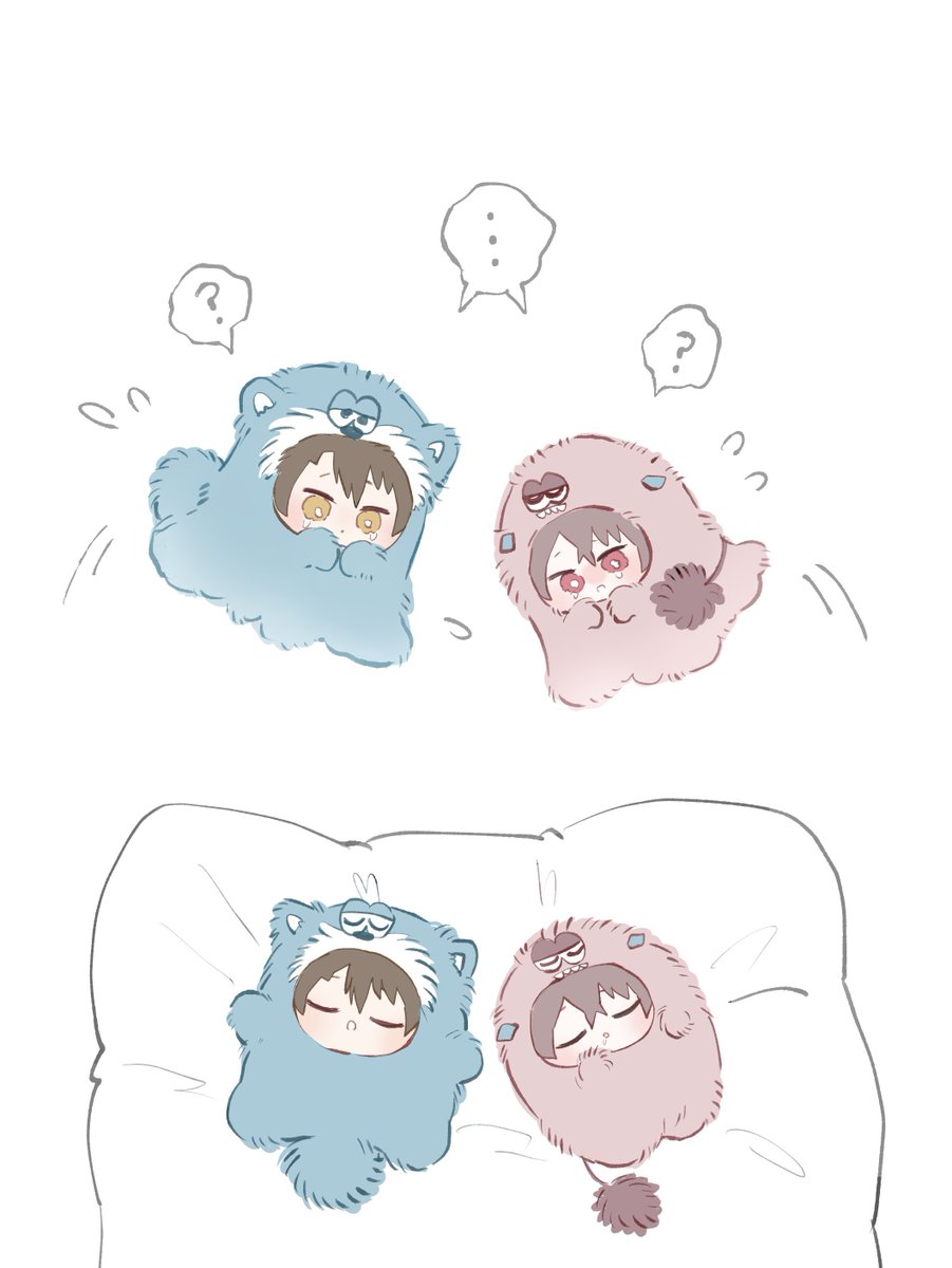 あかちゃんだから戻りかたが分からない　ベビ🐉🐯