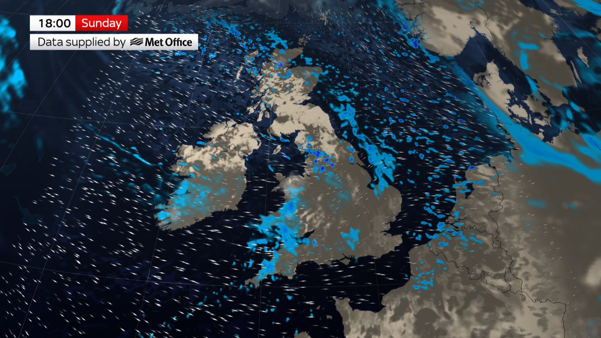 After a mainly fine start tomorrow, if chilly, cloud and rain will move in from the northwest, but the far southeast should stay mostly dry until later. The wind will pick up in the west, while easing for North Sea coastal areas. It'll be rather cold still news.sky.com/weather