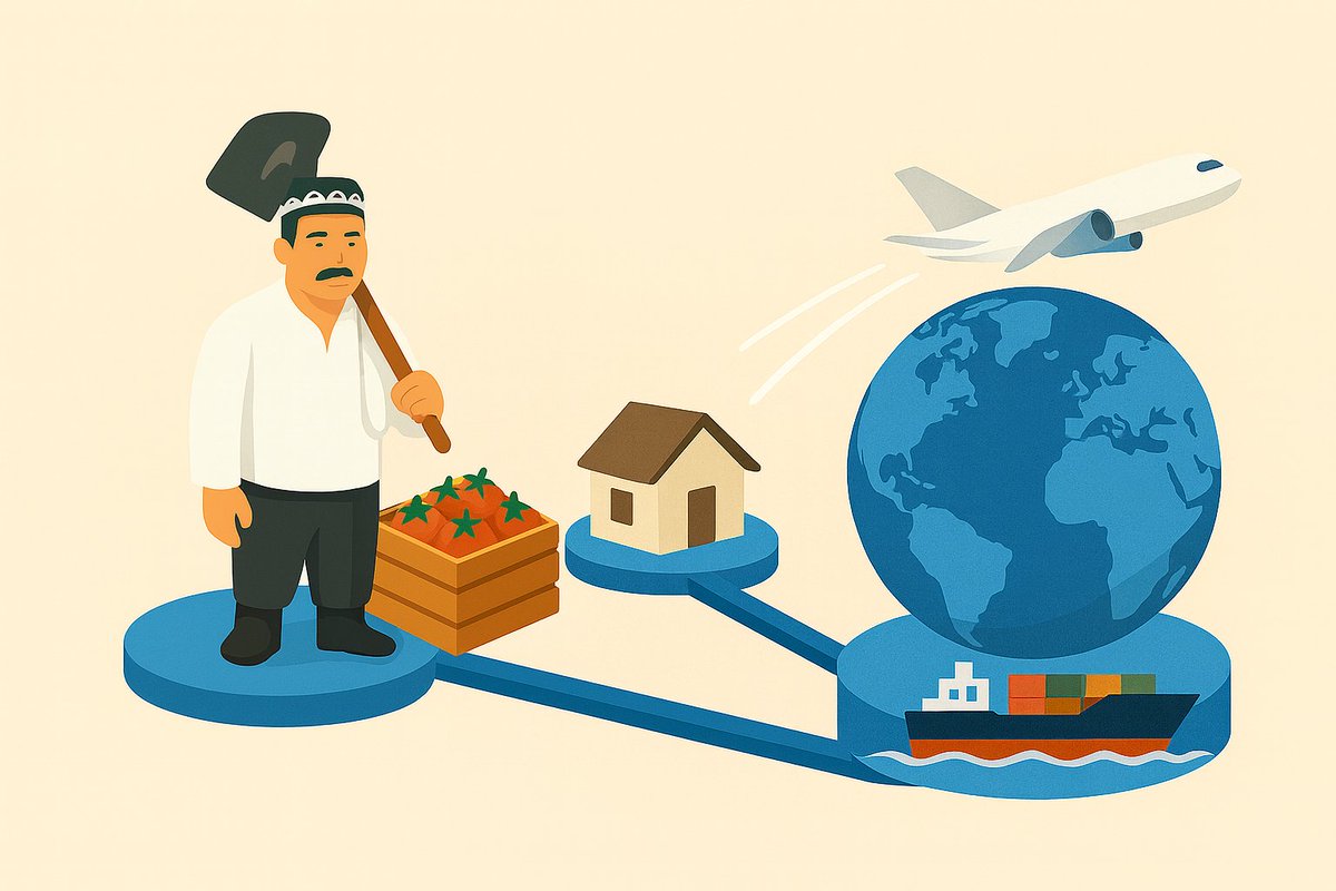 Pivotuzb's tweet photo. Agrologistics and agro-marketplaces: a new system connecting Uzbek farmers to global markets

Uzbek farmers produce abundant harvests, but in many cases, their products don’t reach consumers.

👉 Read more in the full article: https://t.co/BkjqfdDVtX https://t.co/LjX9LyvyzM