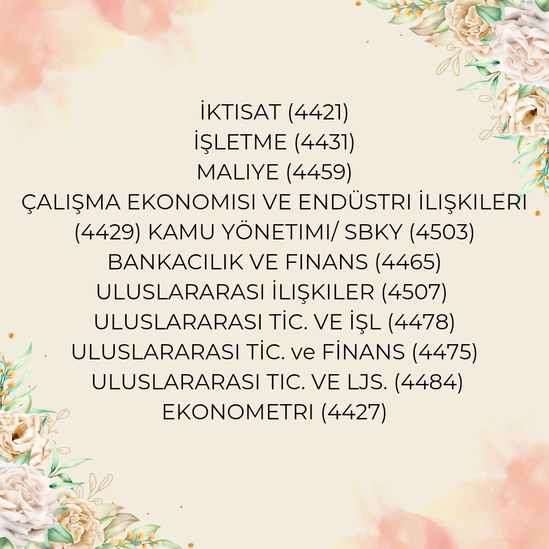 <a href="/burakdemiralptr/">Burak Demiralp</a> <a href="/RTErdogan/">Recep Tayyip Erdoğan</a> Mülakatsız, 35 yaş şartı olmadan, Kariyer Kapısı üzerinden alım talebimiz var. İİBF mezunlarının emeği göz ardı edilmemelidir.
<a href="/bsinangul/">Bedri Sinan GÜL</a> <a href="/yalperenayar/">Yusuf Alperen AYAR</a> <a href="/mucahitdmrts/">Mücahit Demirtaş</a> <a href="/hasansuvertr/">Hasan Suver</a> <a href="/murat_kurum/">Murat KURUM</a> <a href="/burakdemiralptr/">Burak Demiralp</a>
