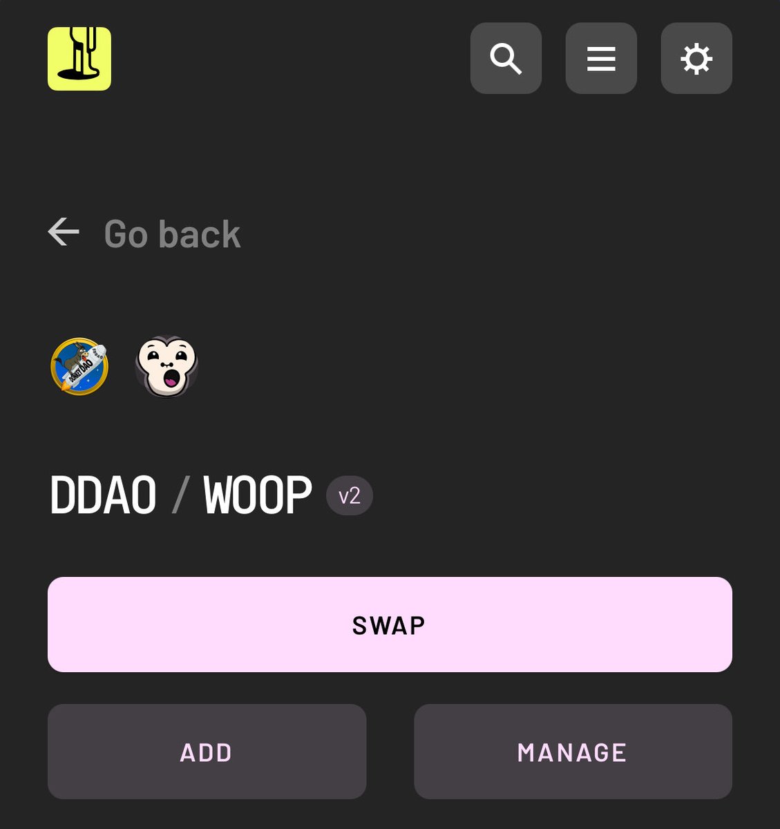 woopalgo's tweet image. GM. ASA TO ASA? PAIR WITH $WOOP WOOP ON @tinymanorg $DDAO.
app.tinyman.org/pool/PSWRJNSHP…