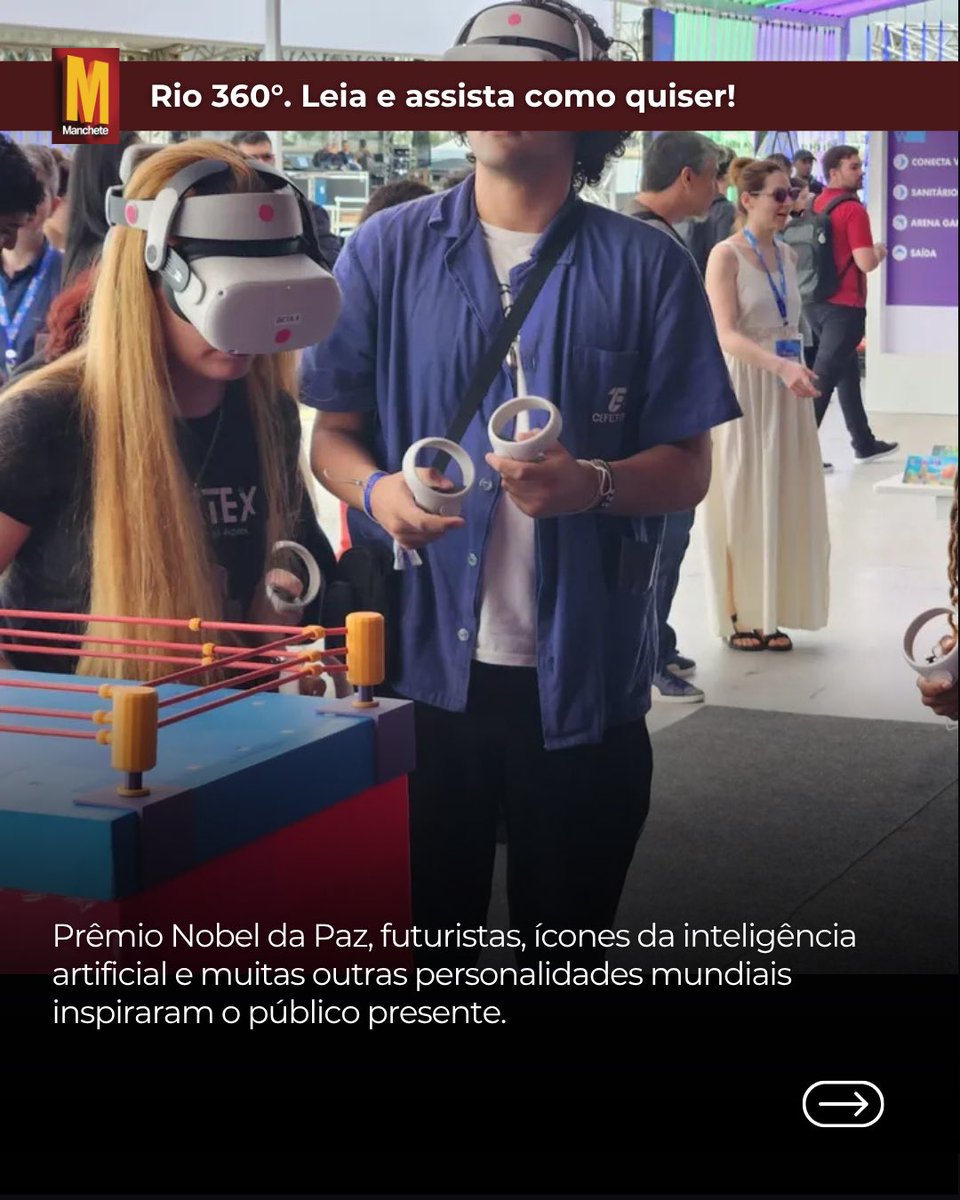 Manchete_360's tweet photo. Nós fizemos uma cobertura especial dessa temporada e apresentamos, no caderno especial “Tecnologia e Inovação”, diversos ângulos da 5ª edição do Rio Innovation Week.

Confira a matéria completa no nosso site ou Youtube! https://t.co/pXfux5slJ7