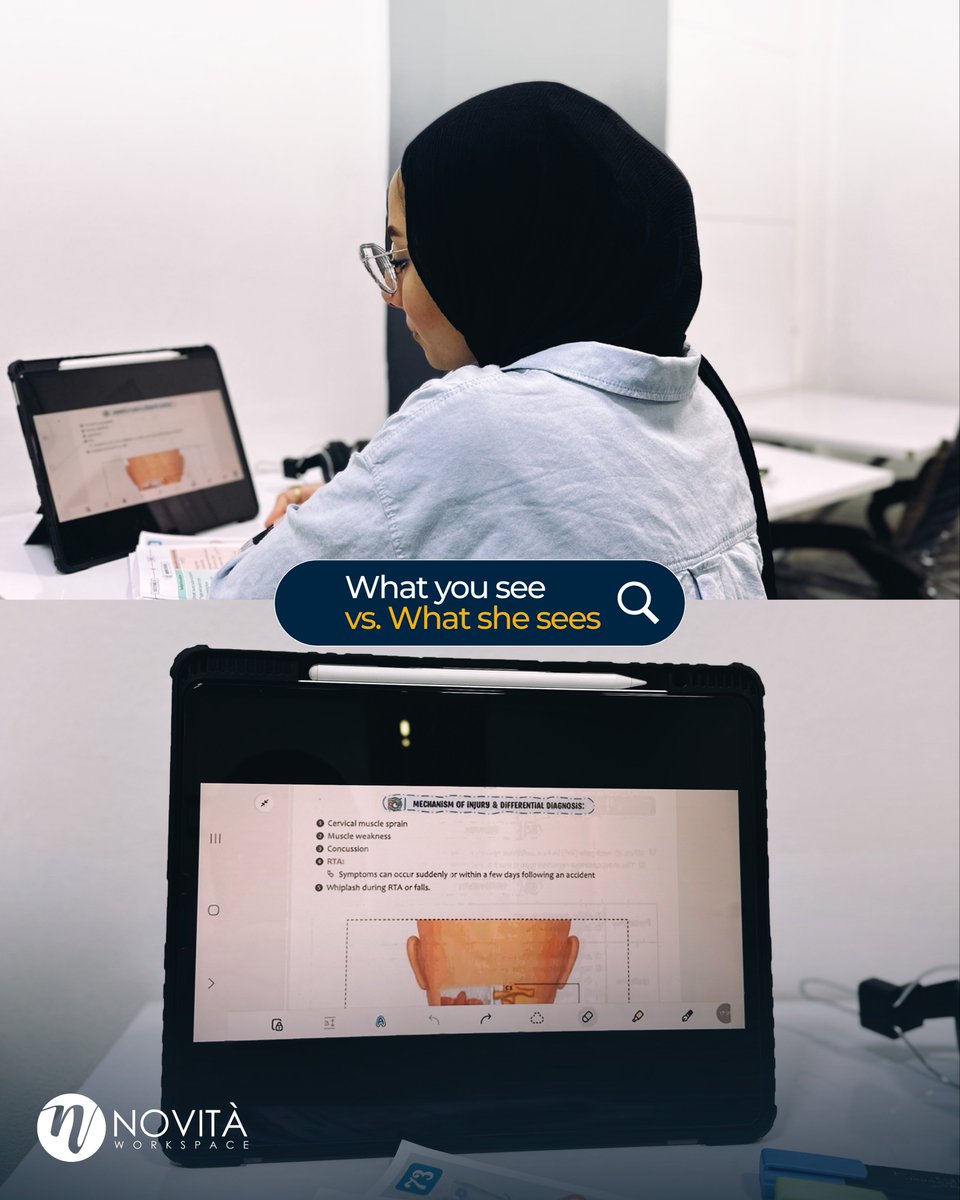 NovitaWorkspace's tweet image. What they see: lectures & laptops 💻📚
What we see: passion, potential, and people building their future ✨