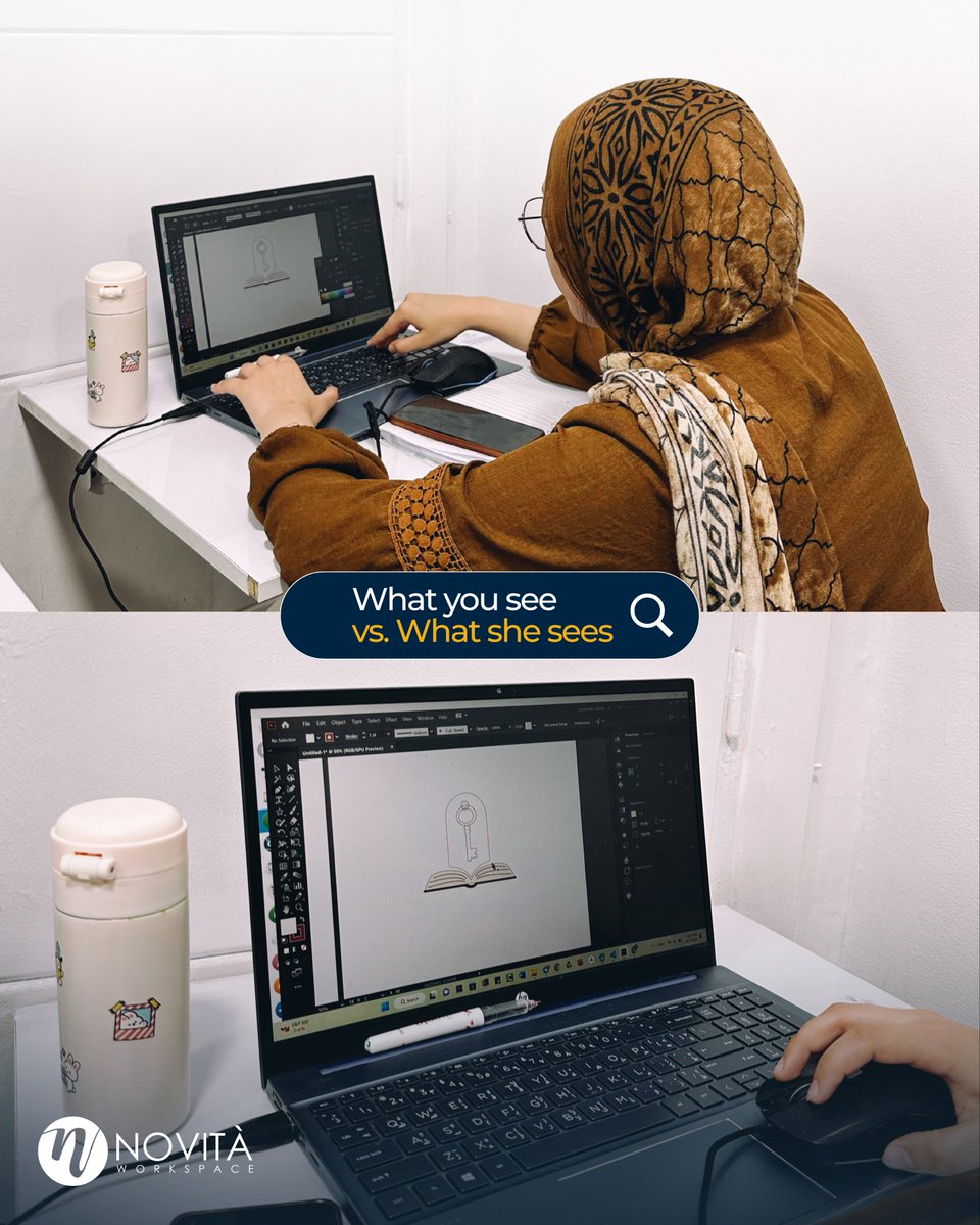 NovitaWorkspace's tweet image. What they see: lectures & laptops 💻📚
What we see: passion, potential, and people building their future ✨