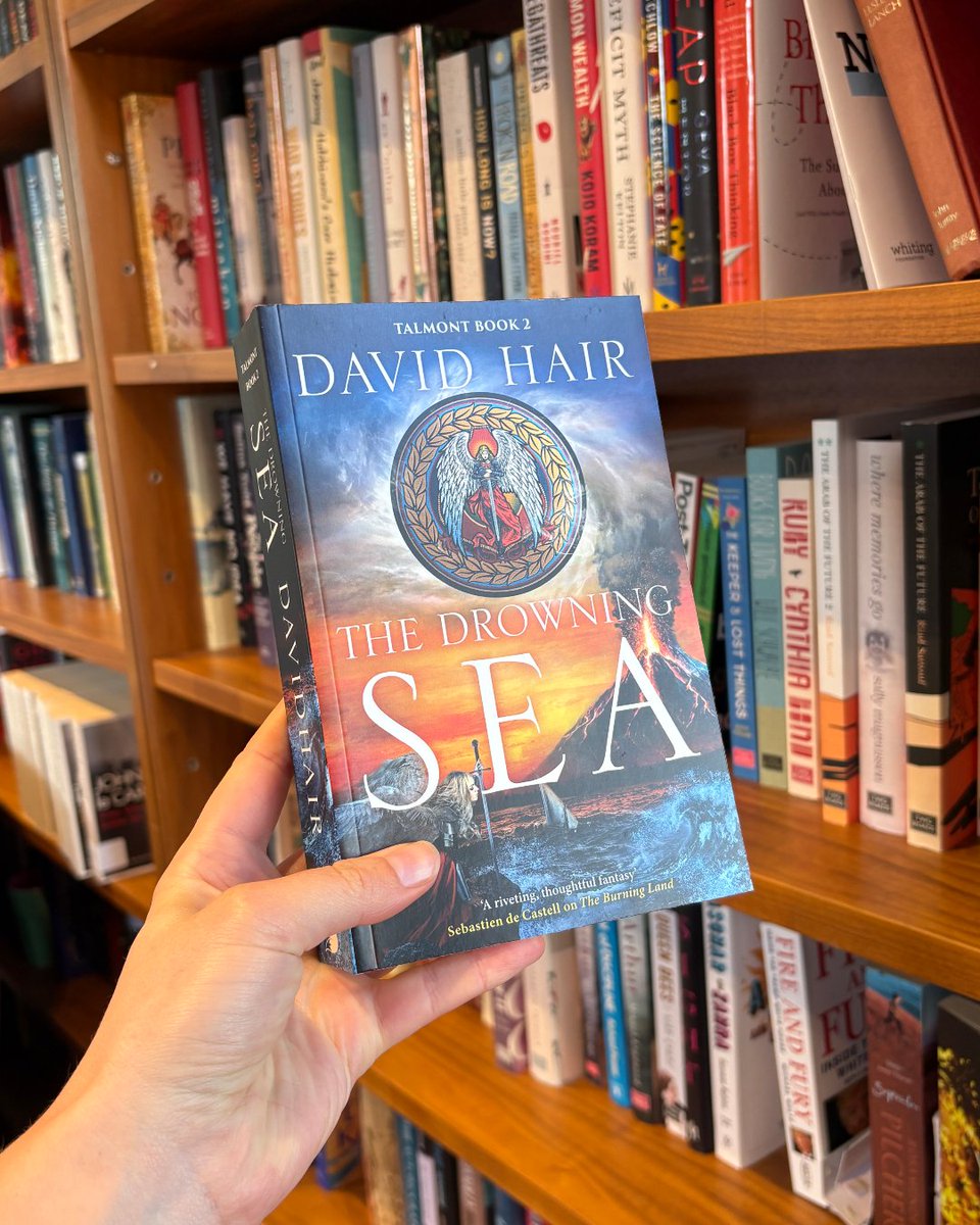 Having discovered the empire’s secret, the Falcons are now the enemy. But with seas rising, harvests failing and war being stoked, can they uphold their vow to save their world before time runs out?

THE DROWNING SEA by <a href="/DHairauthor/">David Hair</a> is out now in paperback!

#TheDrowningSea