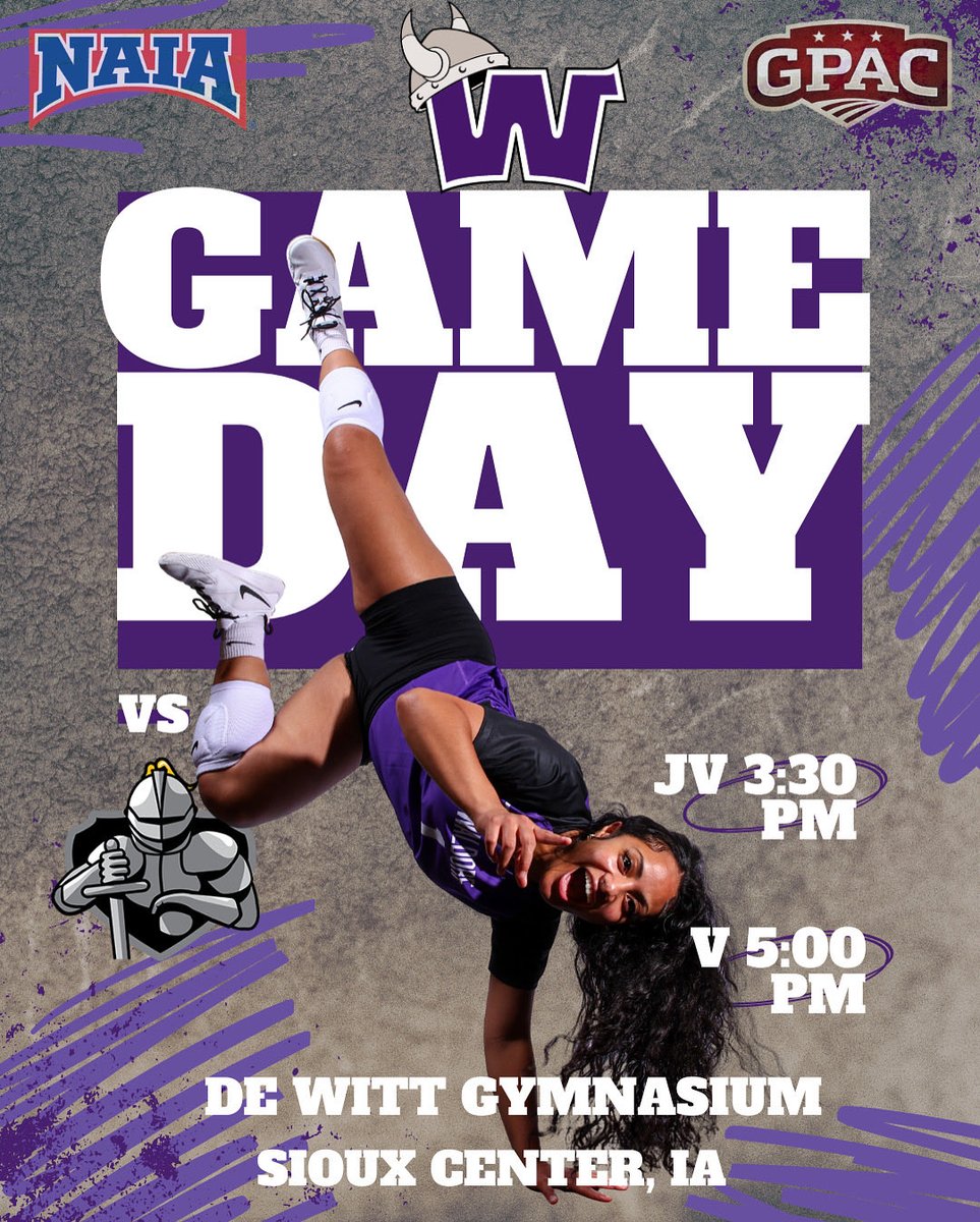 🚨Game Day!🚨

🕔 5 PM (JV 3:30)
🆚 Dordt University 

📍 DeWitt Gymnasium, Sioux Center, IA

🖥  (JV) vcloud.hudl.com/broadcast/embe…
🖥  (V) vcloud.hudl.com/broadcast/embe…