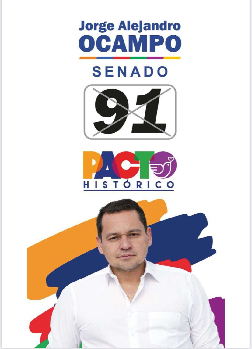 andres_car24747's tweet photo. ¡Este 26 de octubre vota por el cambio!
Vota Jorge Alejandro Ocampo
#91Senado
#CorchoPresidente
#91OcampoSenador #CorchoPresidente
#OcampoYCorchoSonPetro https://t.co/qZC2XNv4RO