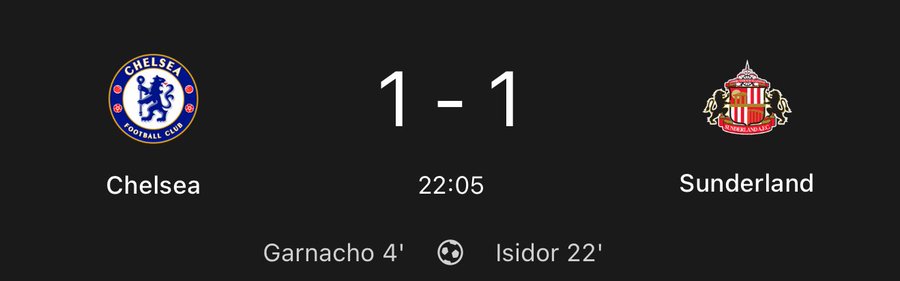 THANKGOD 
Isidor goal cancel garnachos goal. 
We can all agree garnacho doesn't have goal abi