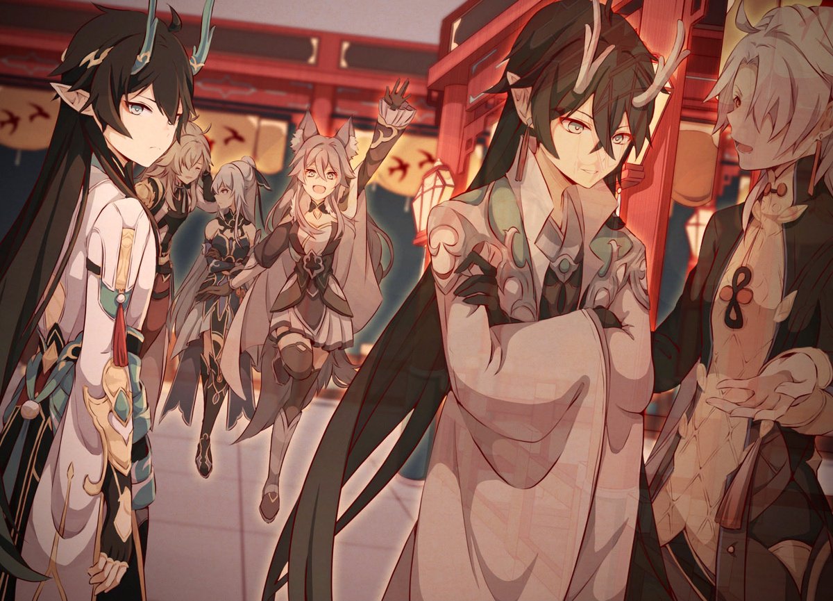 My piece for <a href="/danhengILzine/">Leftovers | Imbibitor Lunae Zine</a> . Thank you so much for having me!

The zine is now on sale if anyone is interested 🐉
x.com/danhengILzine/…