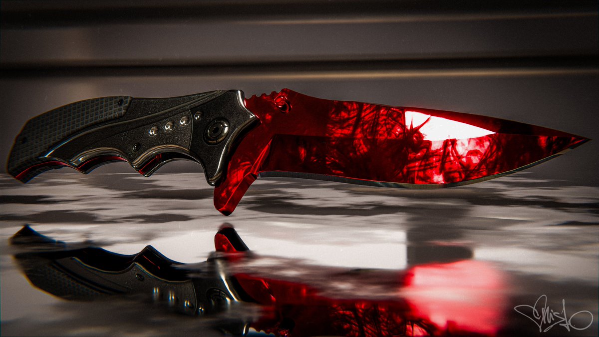 nisto21's tweet image. NOMAD RUBY . 

Wowwww ! i love this knife so much ❤️

#blender #cs2 #artwork #ruby