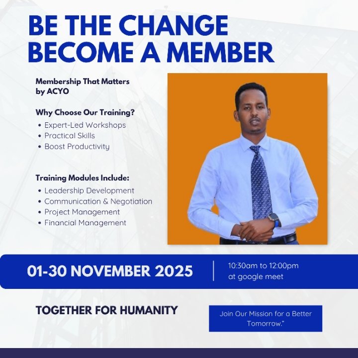 Be the change become a member