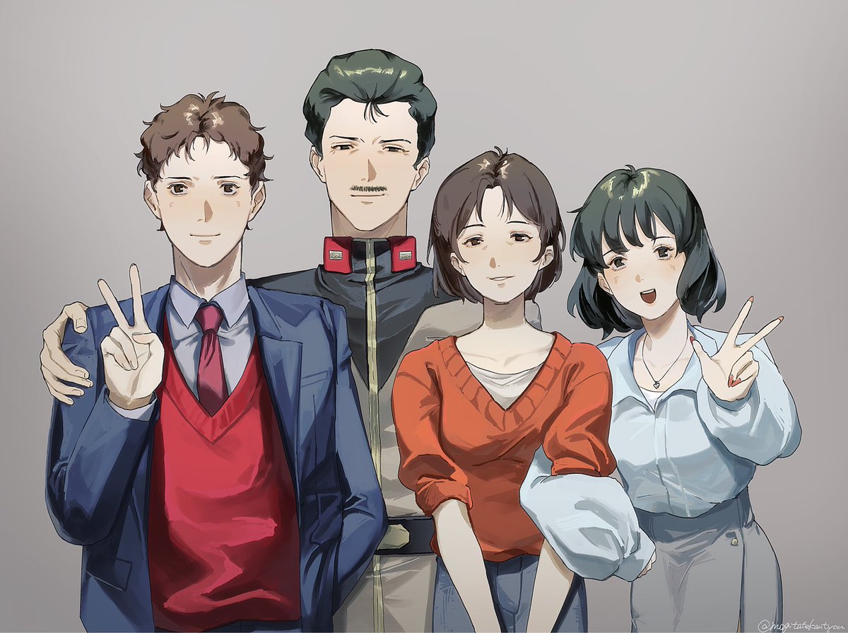 mogitatekantyou's tweet image. 家族写真、ですね