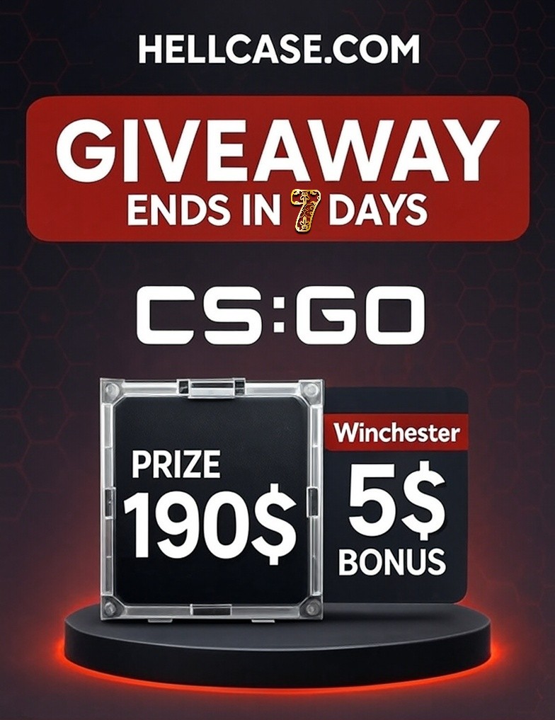 🔥190$ Hellcase Deposit Contest🔥

🏆185$ Crypto (or csgoempire tip) for a random🎟️
🎁5$ Bonus for a random Retweet-Tag friend

✅Deposit 10$ Per TIcket- No Limit Code winchester
hellca.se/winchester (Dm proof Full page) 

⏰End in 7 Days
#CS2 #CS2Giveaway  #CSGO