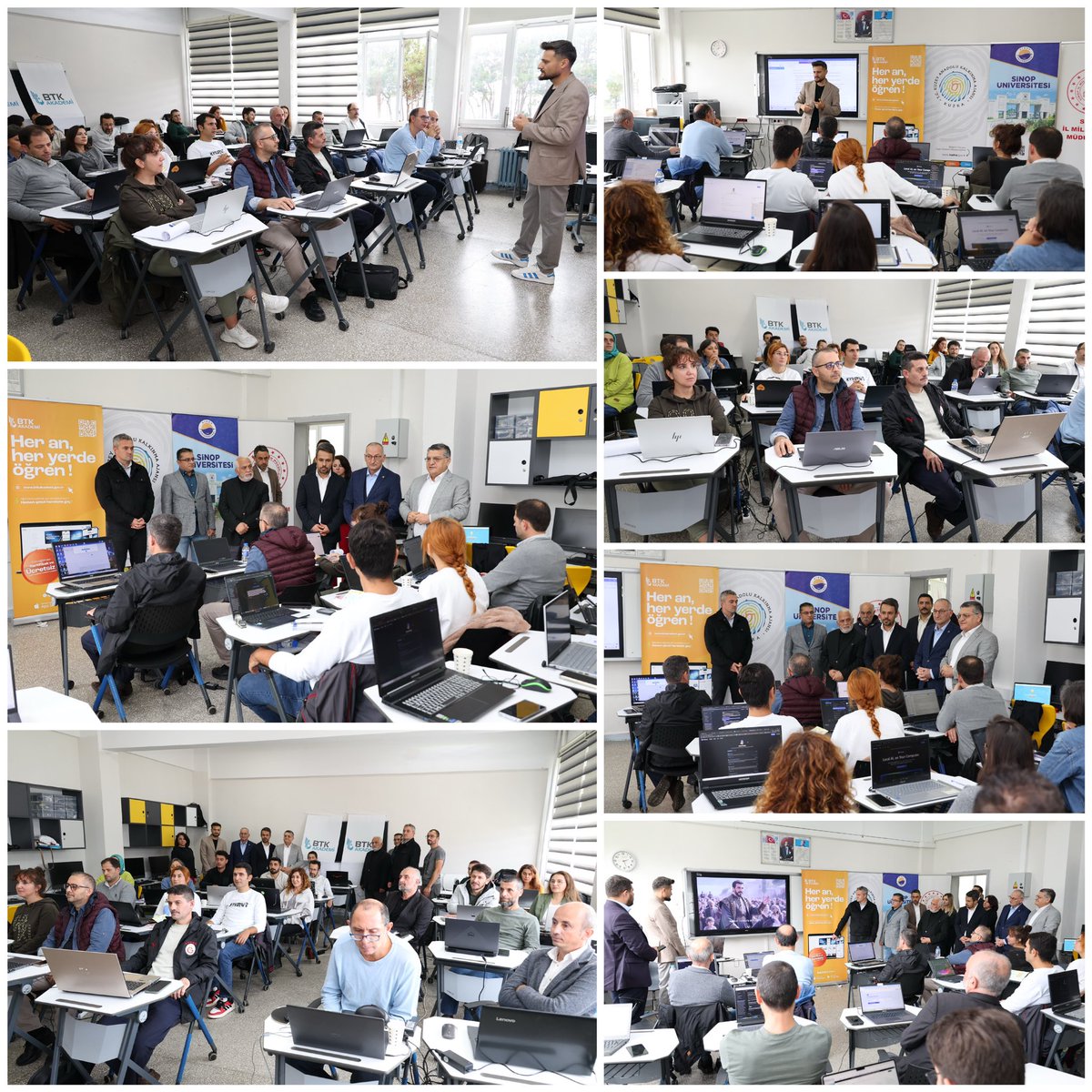 💡 Yapay zekâ ile geleceği şekillendiren eğitimler devam ediyor!

🎓 Sinop Üniversitesi, Bilgi Teknolojileri ve İletişim Kurumu (BTK) Akademi, Kuzey Anadolu Kalkınma Ajansı (KUZKA) ve Sinop İl Millî Eğitim Müdürlüğü iş birliğinde yürütülen “Yazılım ve Yapay Zekâ Projesi”