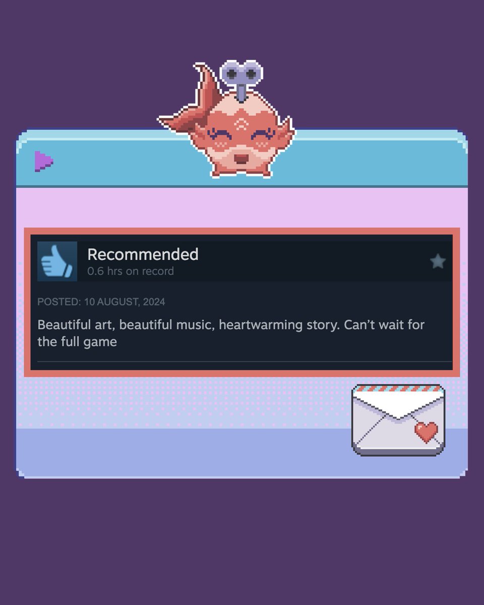 imissmy_friends's tweet photo. How we feel when we read your reviews 🥰😭

In case you haven’t played it yet, try out the Fishbowl demo on Steam and PS5 and if you do, remember to leave us a review 💜 https://t.co/1jgC2pvtZy
