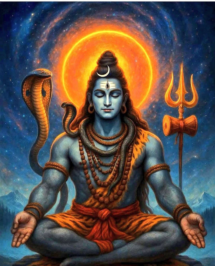 शंभु तेरी जटाओं में बहती है गंगा धारा 
ॐ नमः शिवाय 
हर हर महादेव शिव शंकर महादेव 😍 
शुभ रात्रि